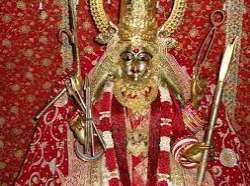 The temple was also mentioned in Vishnu Puran wher The temple was also mentioned in Vishnu Puran where Gopis of Vrindavan worshiped the Goddess Katyayani to get Lord Krishna as their consort. Also, God